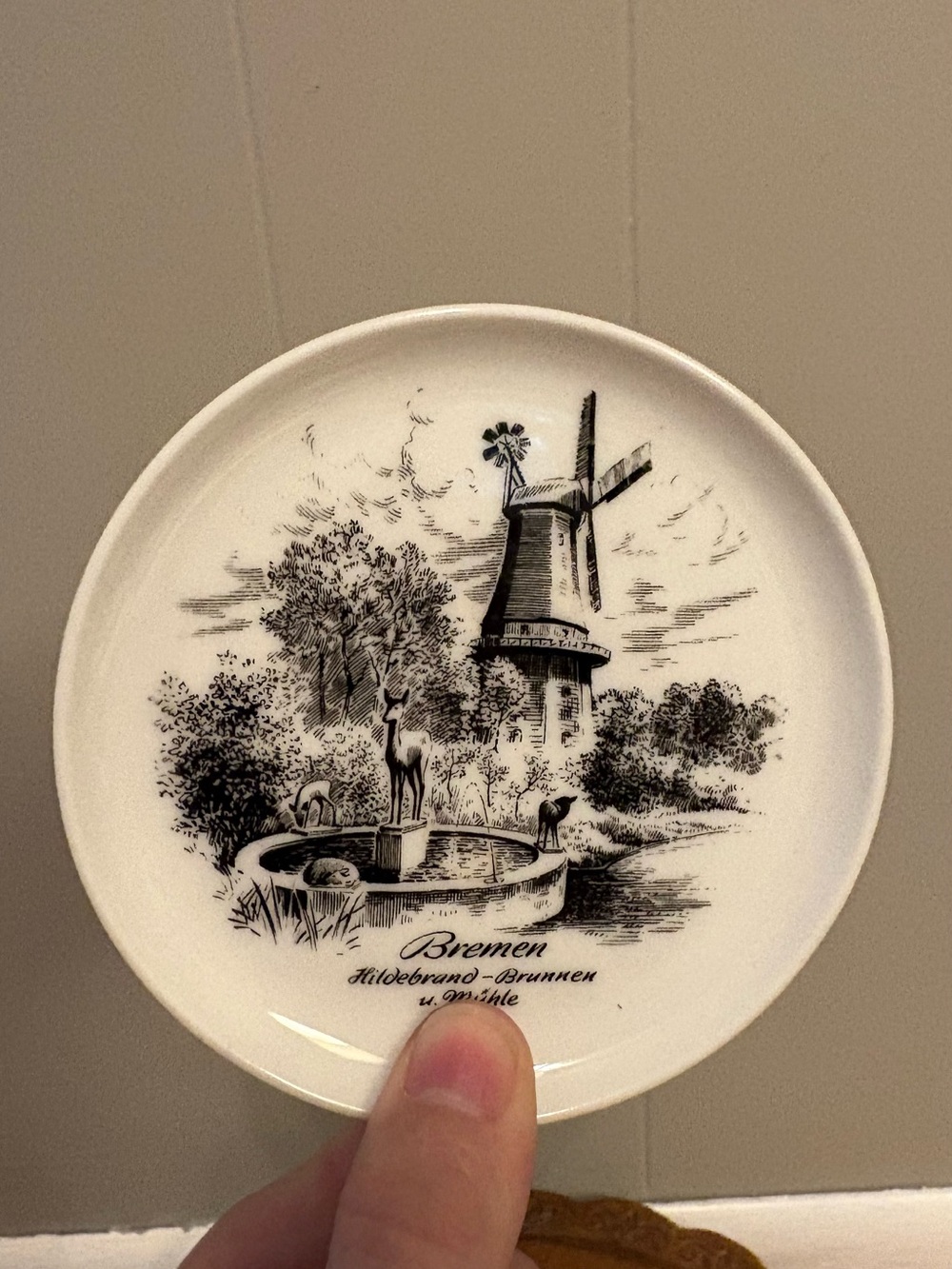 Butter Pat Size Trinket Dish German